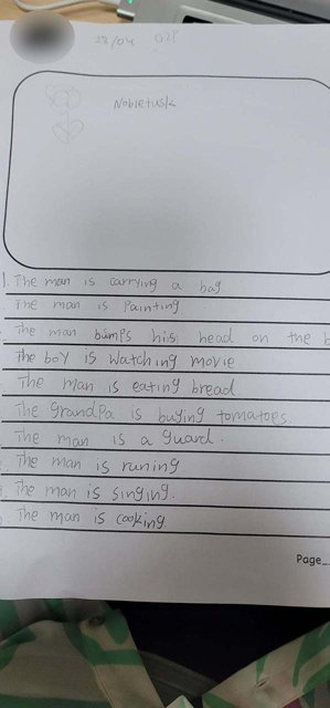 Creating Simple Sentences