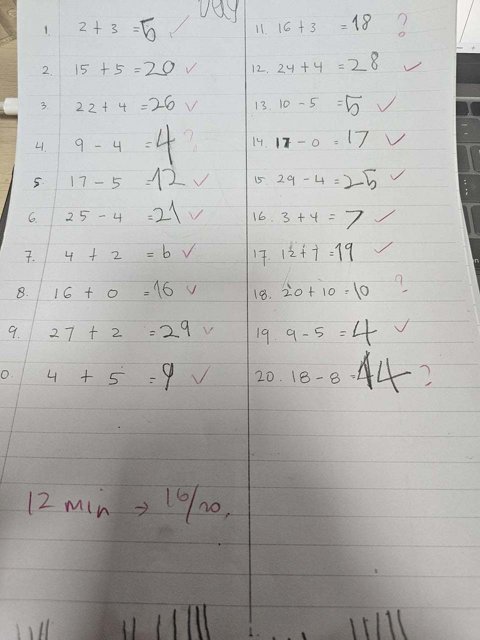 Math Assessment